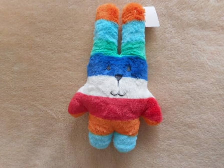 Amazon.co.jp: 小さなぬいぐるみ ウサギのラブ おしりに星形の